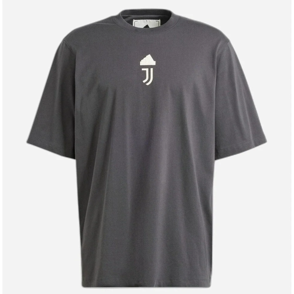 Adidas Juventus Oversized Black T-Shirt Turin‎ IT9688 2023/24 Men's Large NEW